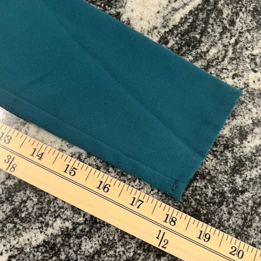 Kimchi Blue Long Sleeve Teal Green Dress with Back Cut Outs - Picture 13 of 15